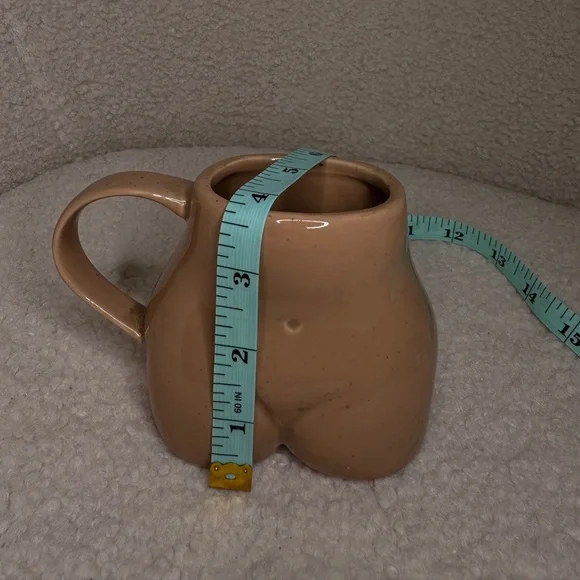Urban Outfitters Home Ceramic Female Form Coffee Tea Mug Nude Color NWT Bohemian - Picture 4 of 6